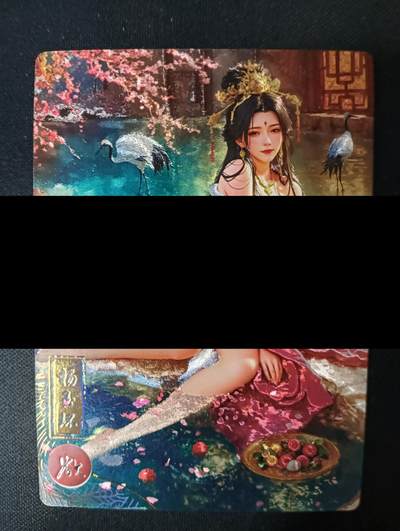 花开卡拍第46期（11月9号周日截拍，品控勿拍!!!拍品不寄存，运费5元，自制卡难免瑕疵，可能存在轻微撞角爆边等出厂瑕疵，品控介意勿拍！） - 奇点卡牌 盲包卡 粗闪 宗rich落凡尘 十二花神 杨玉环欲