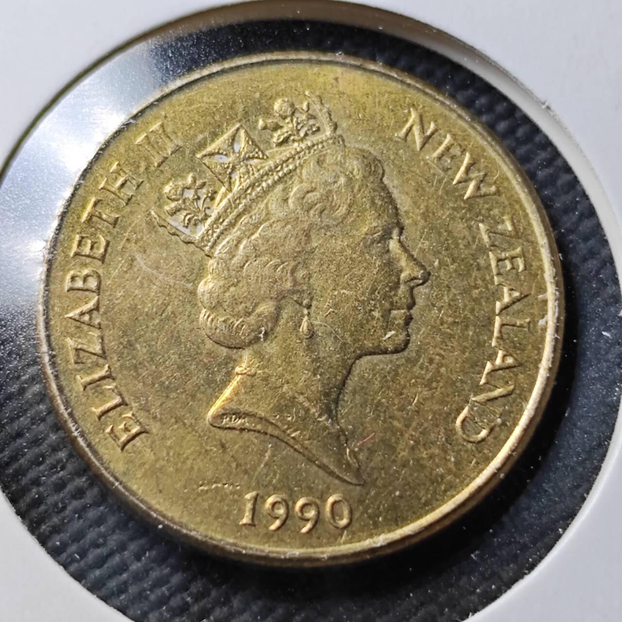 KK钱币收藏小铺  第365场  2月预留时间 周末发货  新西兰1元