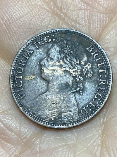 2025年第一百二十四场(总第一百五十场）外国好品散币(免佣金) - 英国🇬🇧1879年1法新(维多利亚女王中年桂冠第三版)