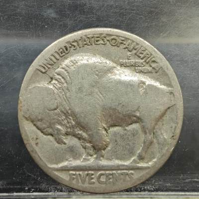【淘币小摊】实时拍第七百八十九拍   散币场   满百包邮可预留二周 每周一统一发货   - 美国1928年野牛五分镍币