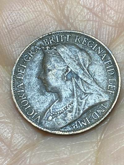 2025年第一百二十四场(总第一百五十场）外国好品散币(免佣金) - 英国🇬🇧1901年1法新(维多利亚女王老年披纱)