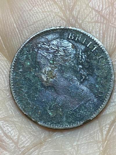 2025年第一百二十四场(总第一百五十场）外国好品散币(免佣金) - 英国🇬🇧1886年1法新(维多利亚女王中年桂冠第三版)