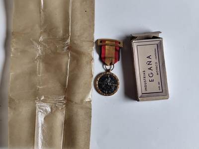 11月4日奖章钱币专场 - 超级极品 西班牙内战奖章原盒原纸袋