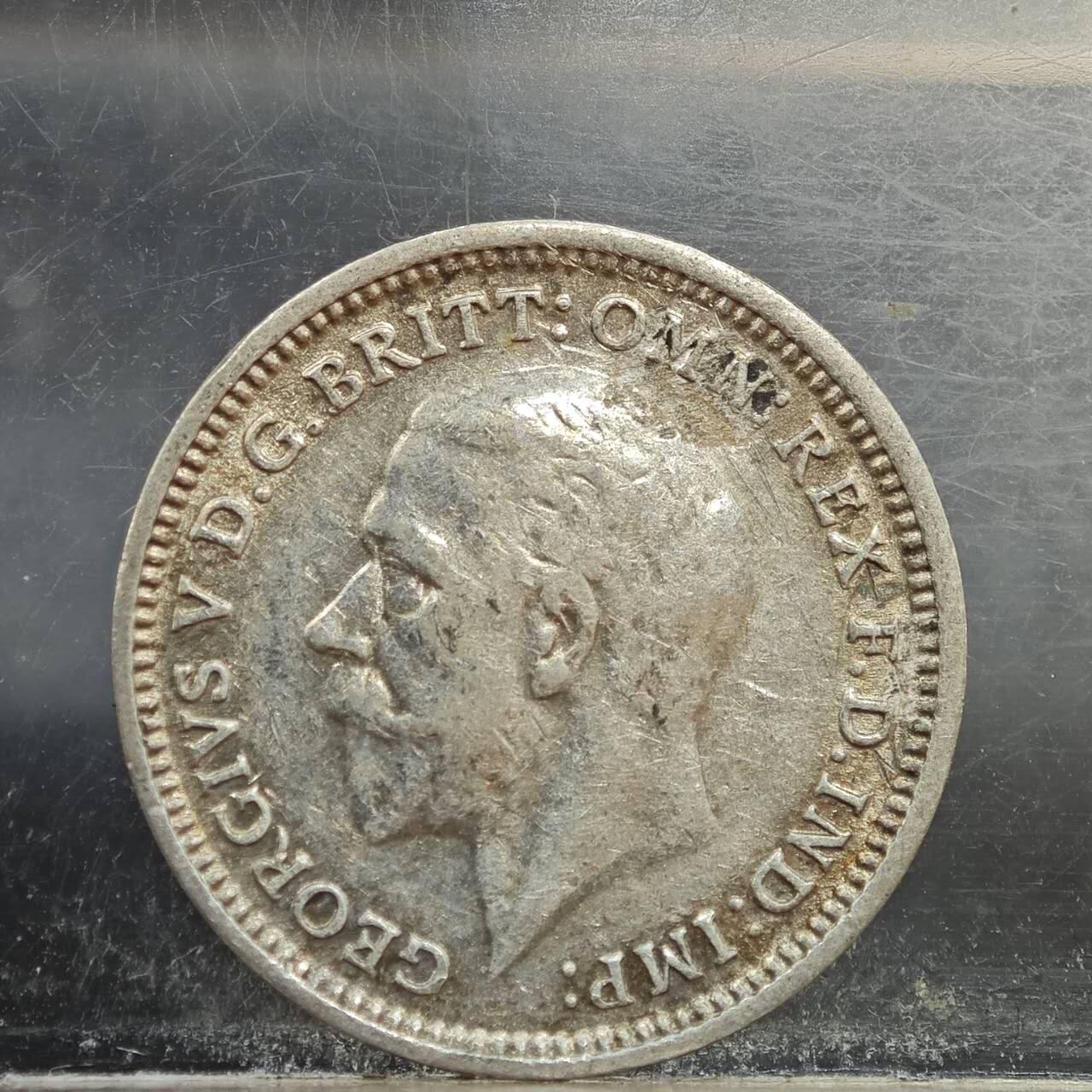 【淘币小摊】实时拍第七百八十九拍   散币场   满百包邮可预留二周 每周一统一发货   英国1936年乔治五世3便士银币