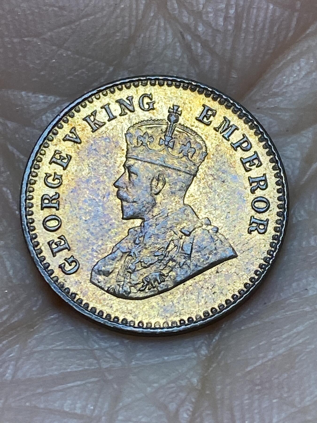 2025年第一百二十四场(总第一百五十场）外国好品散币(免佣金) 原光好品–英属印度1920年1/12安娜