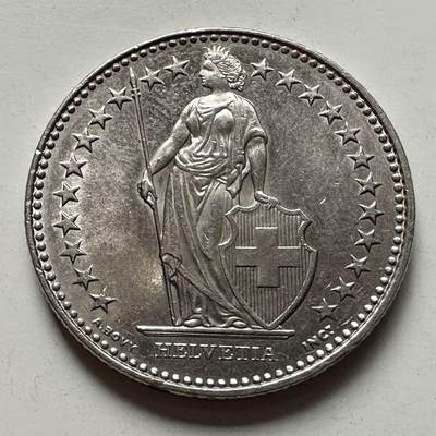 🌹外币初藏🌹🐯2025年第124场  每周二四六晚8️⃣点 接代拍 - 瑞士2007年2法郎