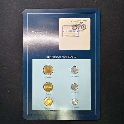 【全场包邮】纯粹捡漏拍475场（免费代拍第12场） - 【富兰克林·世界各国硬币系列邮币卡】尼加拉瓜共和国