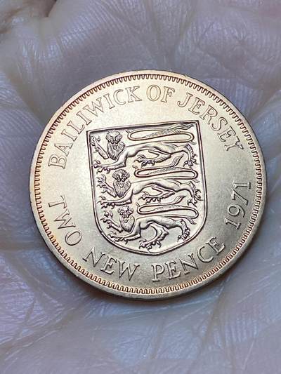 2025年第一百二十四场(总第一百五十场）外国好品散币(免佣金) - 全新–英属泽西岛🇯🇪1971年2新便士