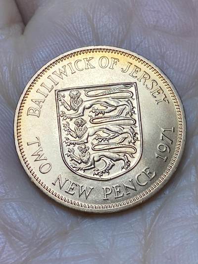 2025年第一百二十四场(总第一百五十场）外国好品散币(免佣金) - 全新–英属泽西岛🇯🇪1971年2新便士