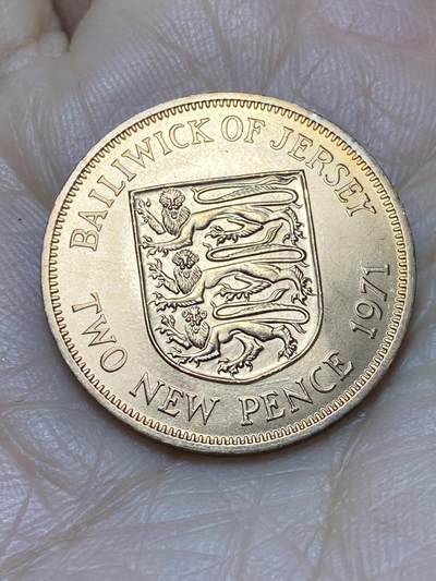 2025年第一百二十四场(总第一百五十场）外国好品散币(免佣金) - 全新–英属泽西岛🇯🇪1971年2新便士