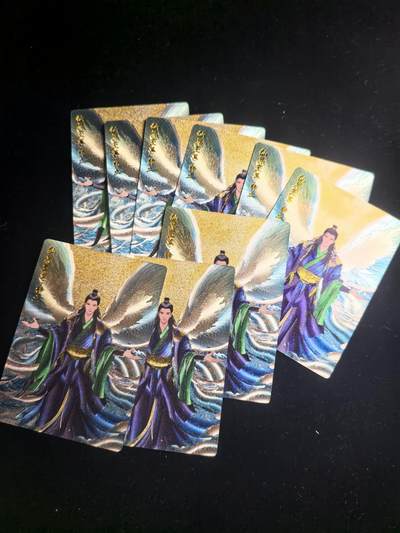 无佣金 不寄存  卡牌设有底价 拒绝小号抬价 大家放心拍 所有拍品部分套有卡膜 部分卡牌多宫 自制卡牌 不包厂瑕 放大镜 品控 勿拍 流拍商品会循环 感谢大家支持 留个关注 不定时上新 谢谢 - 奇点卡牌 韩立 9宫粗闪