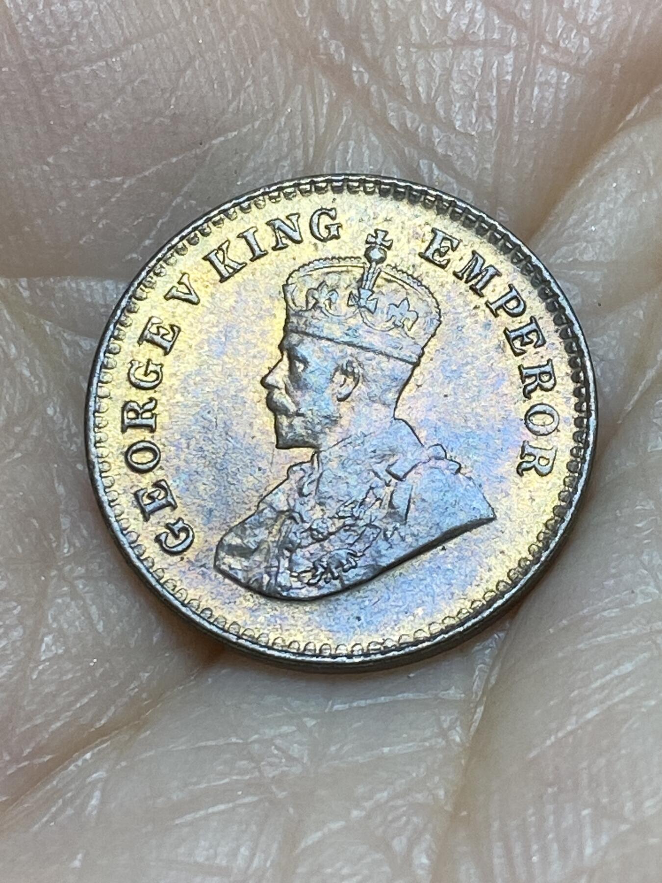 2025年第一百二十四场(总第一百五十场）外国好品散币(免佣金) 原光好品–英属印度1920年1/12安娜