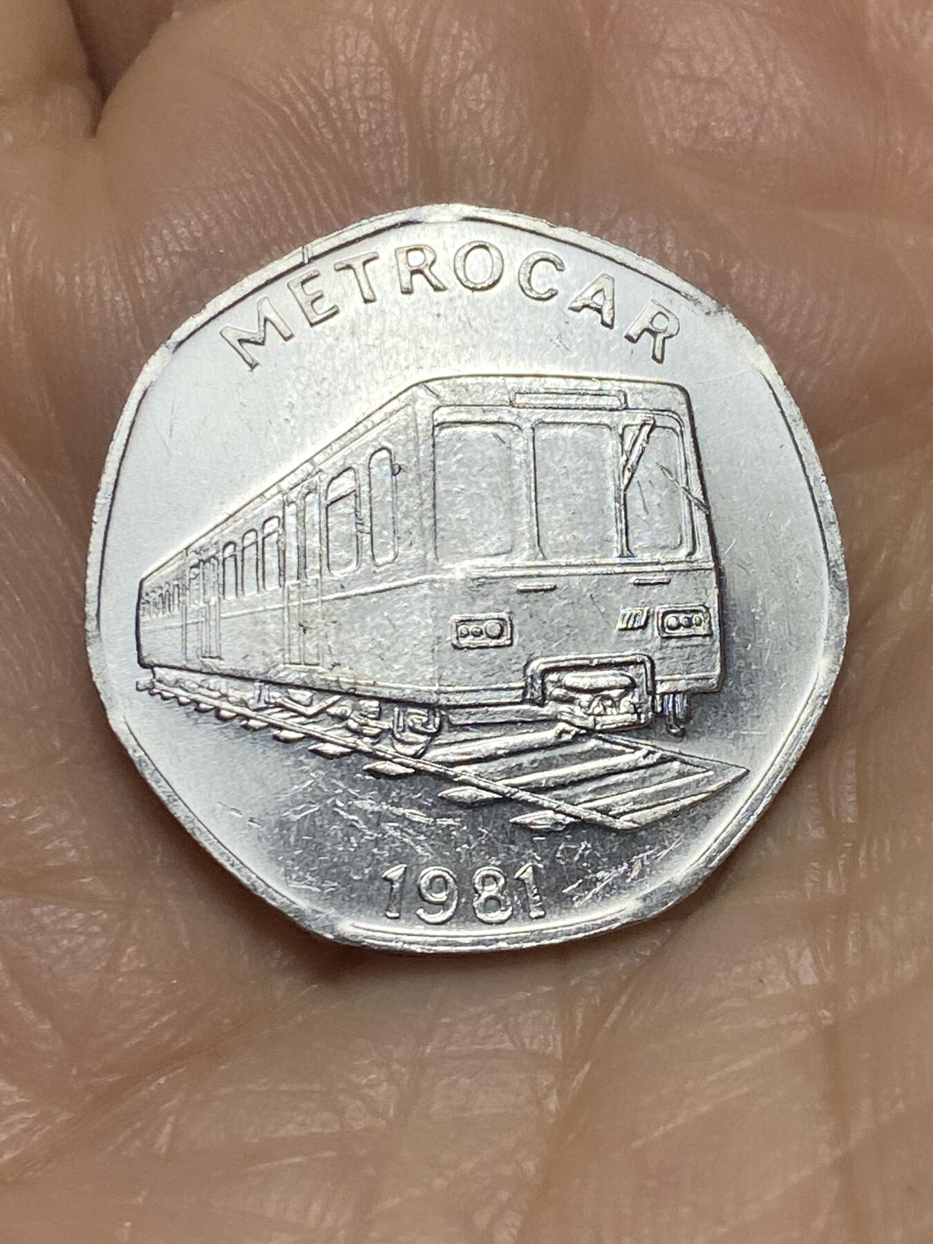 2025年第一百二十四场(总第一百五十场）外国好品散币(免佣金) 英国🇬🇧1981年有轨电车20便士代币