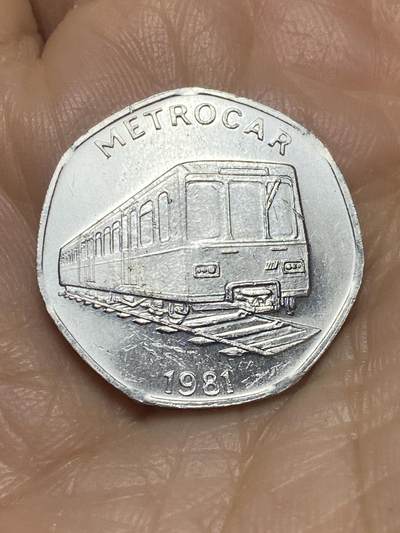 2025年第一百二十四场(总第一百五十场）外国好品散币(免佣金) - 英国🇬🇧1981年有轨电车20便士代币