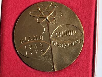 11月4日奖章钱币专场 - 原盒捷克原子能纪念章