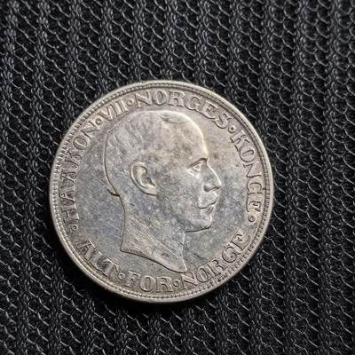 道一币馆币章第一百五十三场 - 挪威1913年哈康七世2克朗银币 15g 800s