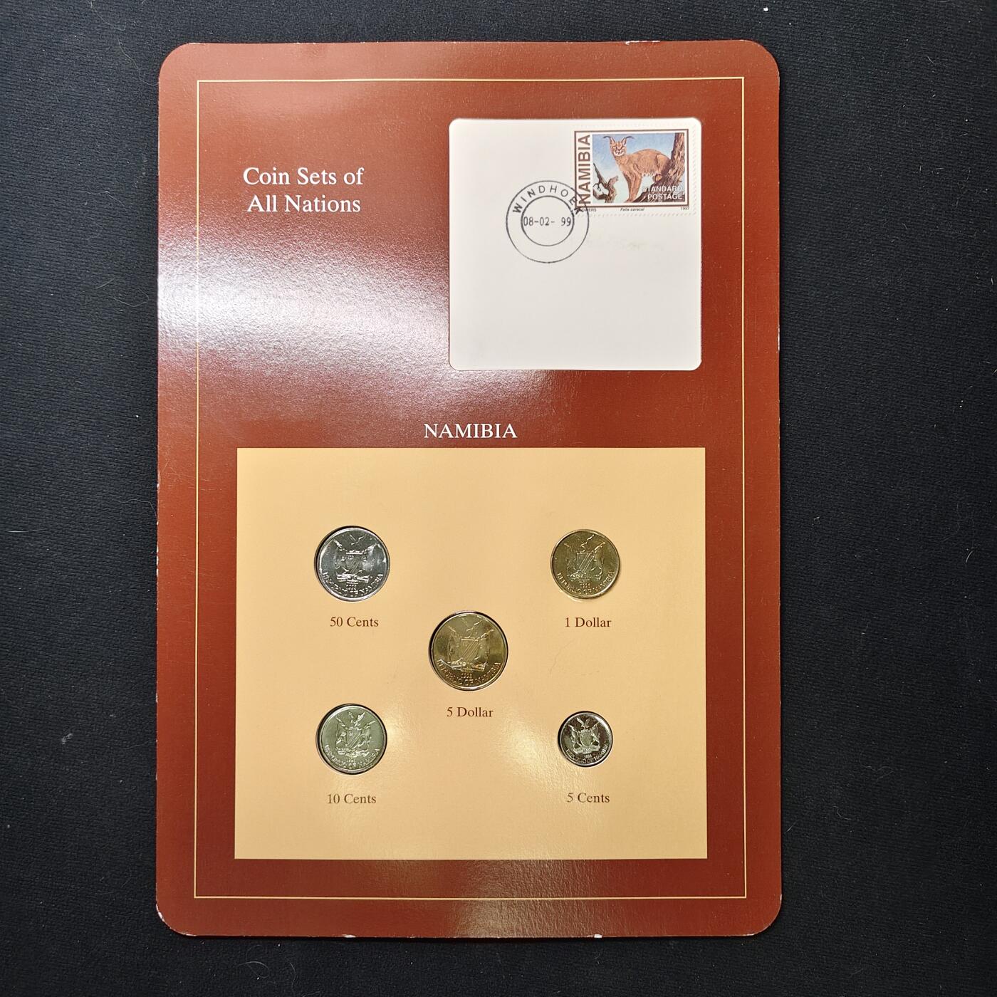 【全场包邮】纯粹捡漏拍475场（免费代拍第12场） 【富兰克林·世界各国硬币系列邮币卡】纳米比亚共和国