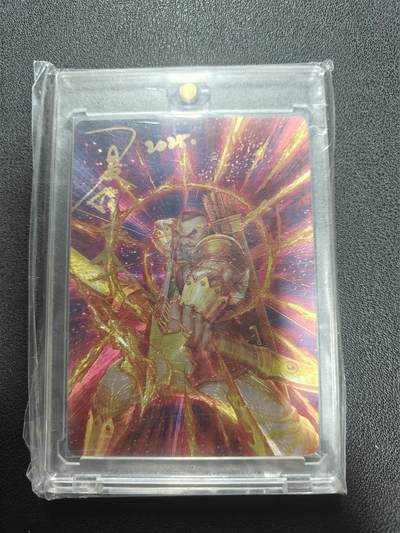 天玑星卡拍第135期《11.6周四截拍》持续收拍收评中 满赠卡需备注 - 【亲签卡】百里卡牌 港漫水浒测试卡 014/030 粗闪