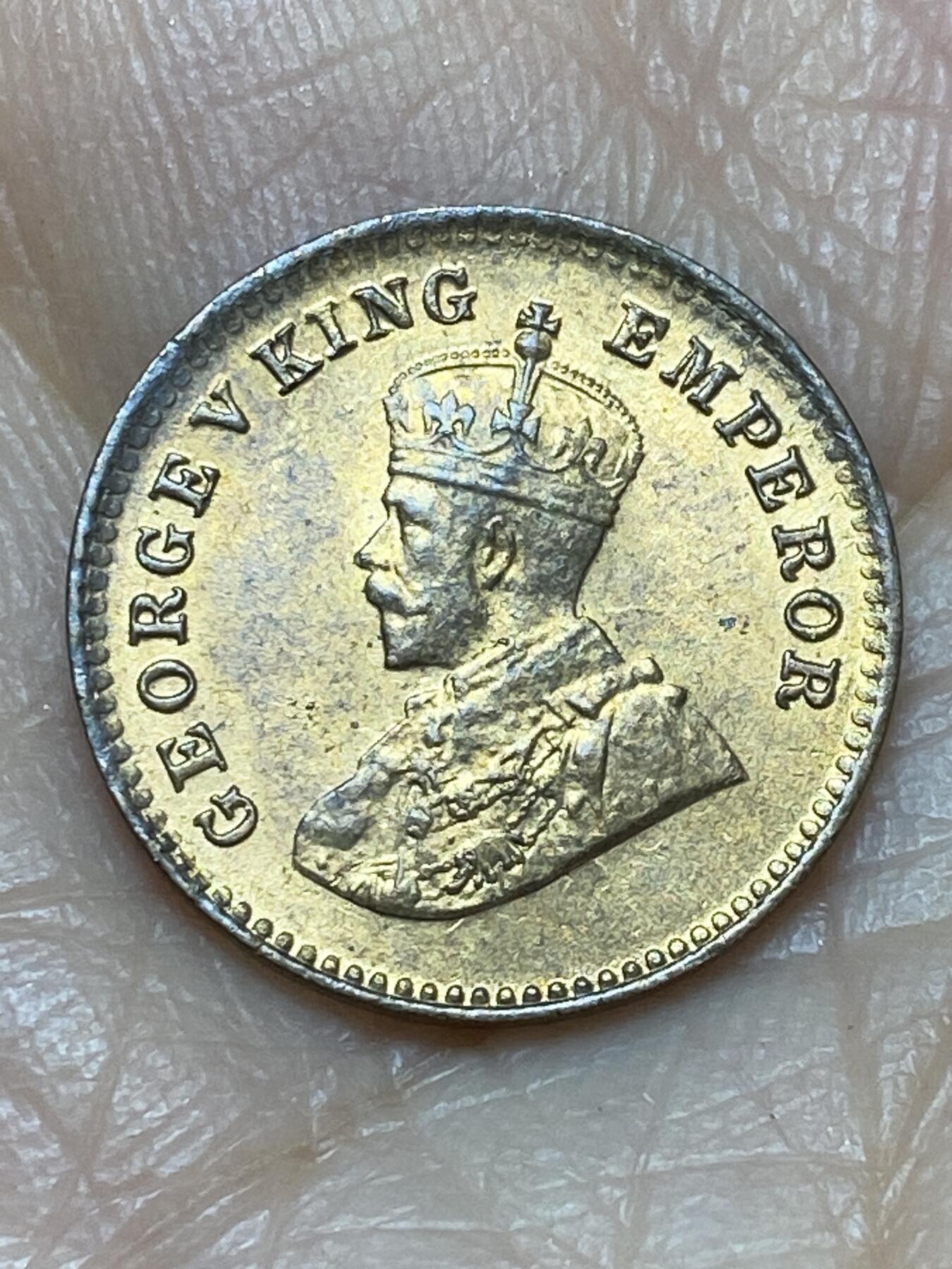 2025年第一百二十四场(总第一百五十场）外国好品散币(免佣金) 原光好品–英属印度1920年1/12安娜