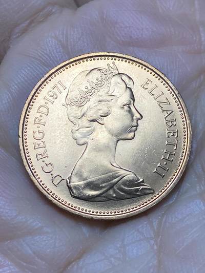 2025年第一百二十四场(总第一百五十场）外国好品散币(免佣金) - 全新英国🇬🇧1971年2新便士