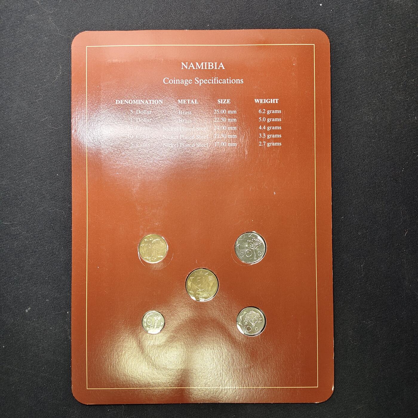 【全场包邮】纯粹捡漏拍475场（免费代拍第12场） 【富兰克林·世界各国硬币系列邮币卡】纳米比亚共和国