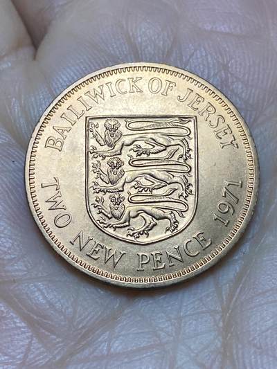 2025年第一百二十四场(总第一百五十场）外国好品散币(免佣金) - 全新–英属泽西岛🇯🇪1971年2新便士