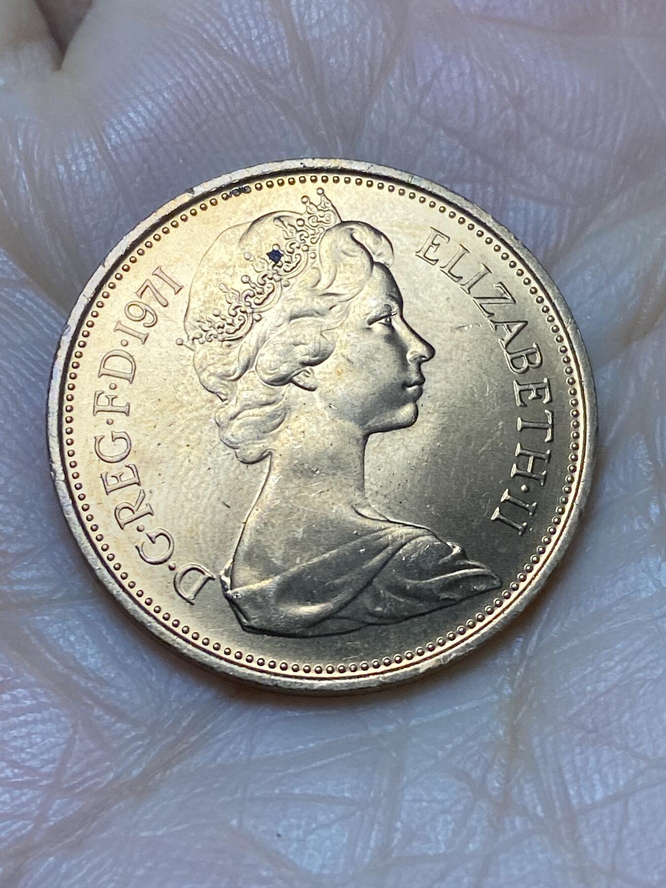 2025年第一百二十四场(总第一百五十场）外国好品散币(免佣金) 全新英国🇬🇧1971年2新便士