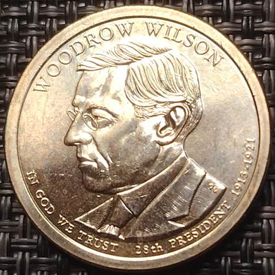 布加迪🐬～世界钱币(上海)🌾第 257 期 /  各国套币和散币 - 美国🇺🇸总统币 第28任 伍德罗·威尔逊(1913-1921)
