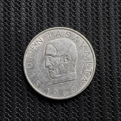 道一币馆币章第一百五十三场 - 芬兰1960年货币系统问世百年1000马克纪念银币