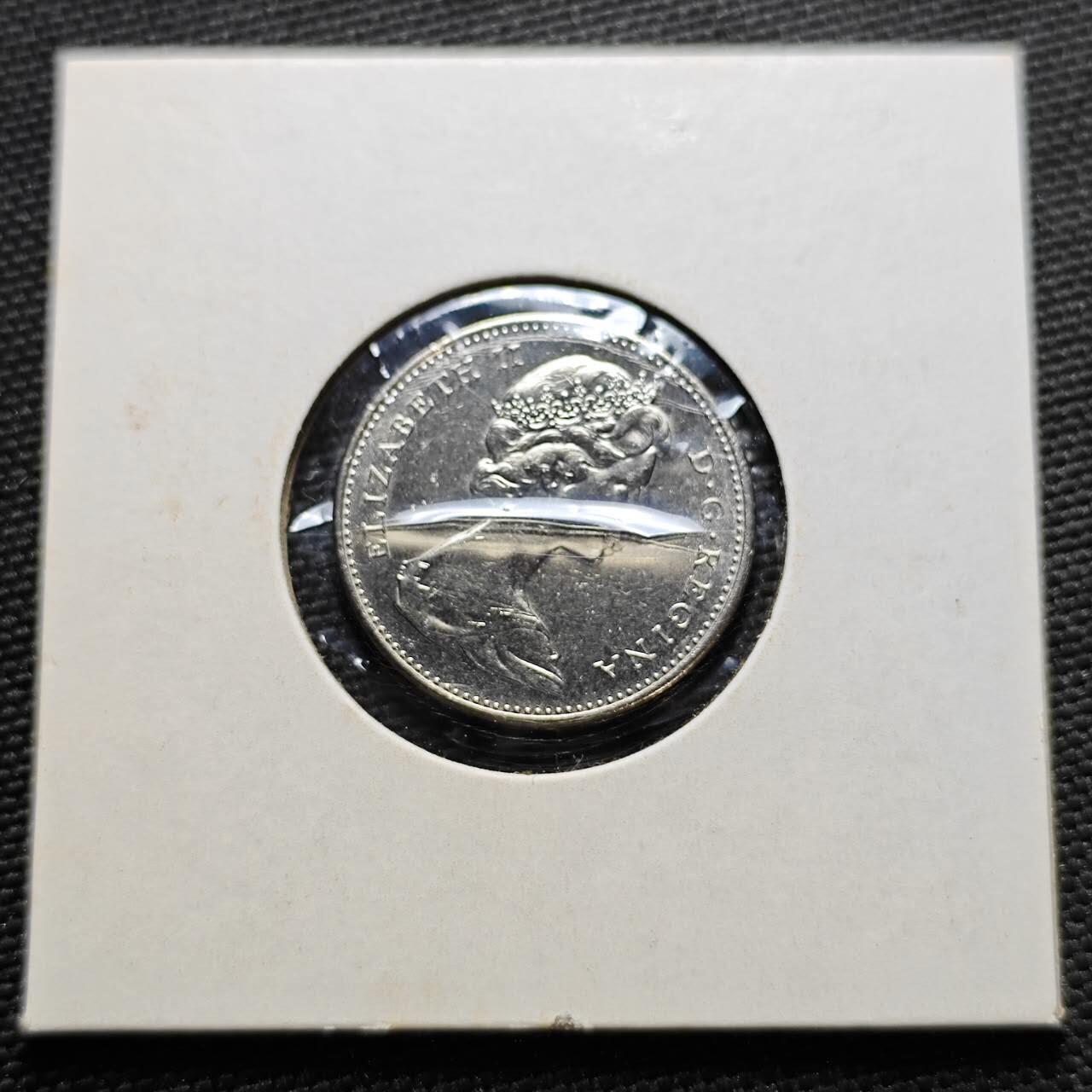 KK钱币收藏小铺  第365场  2月预留时间 周末发货  1968加拿大5分 好品