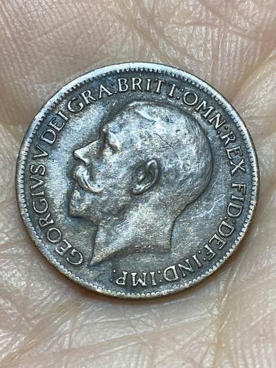 2025年第一百二十四场(总第一百五十场）外国好品散币(免佣金) - 英国🇬🇧1919年1法新(乔治五世第二版)