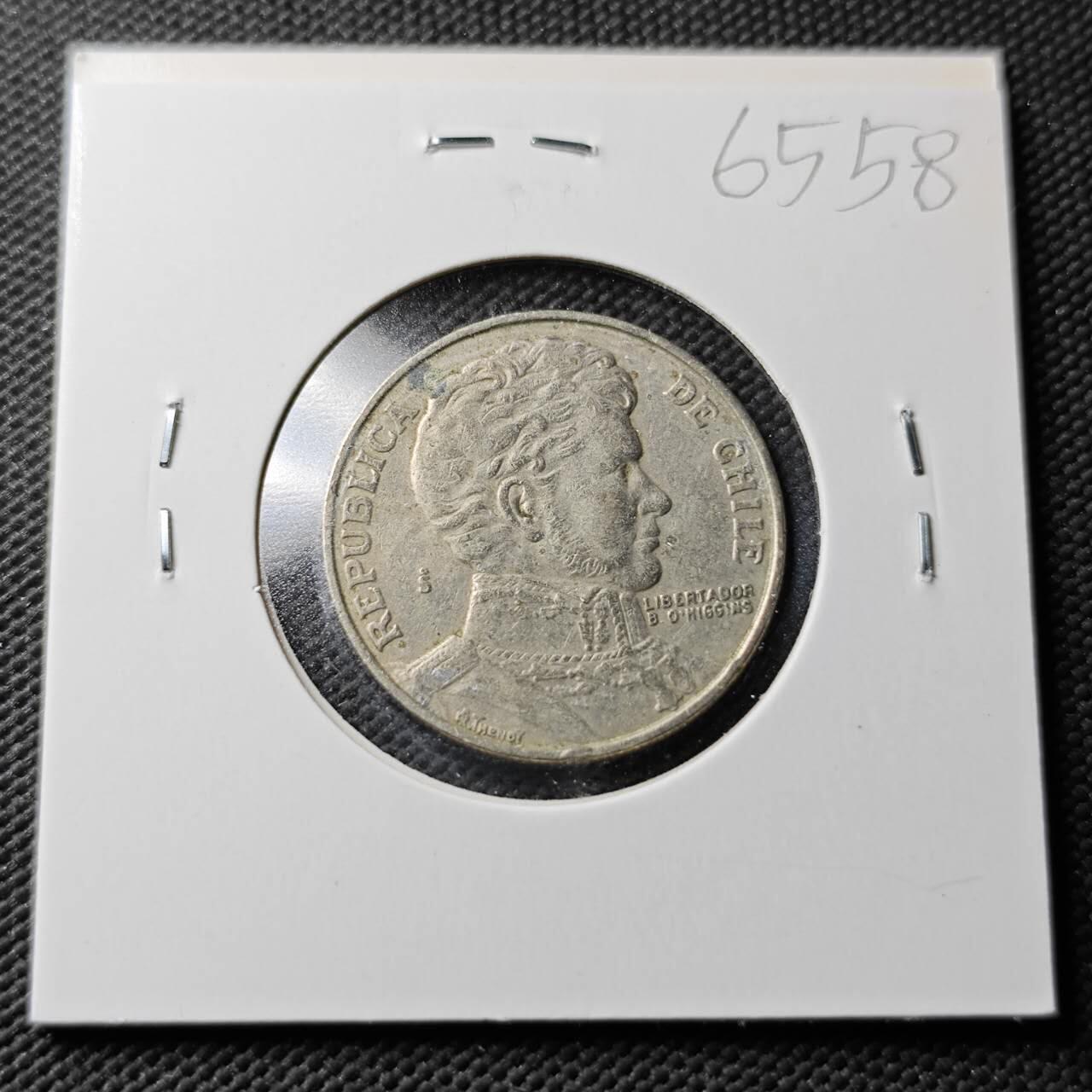 KK钱币收藏小铺  第365场  2月预留时间 周末发货  1976智利1比索