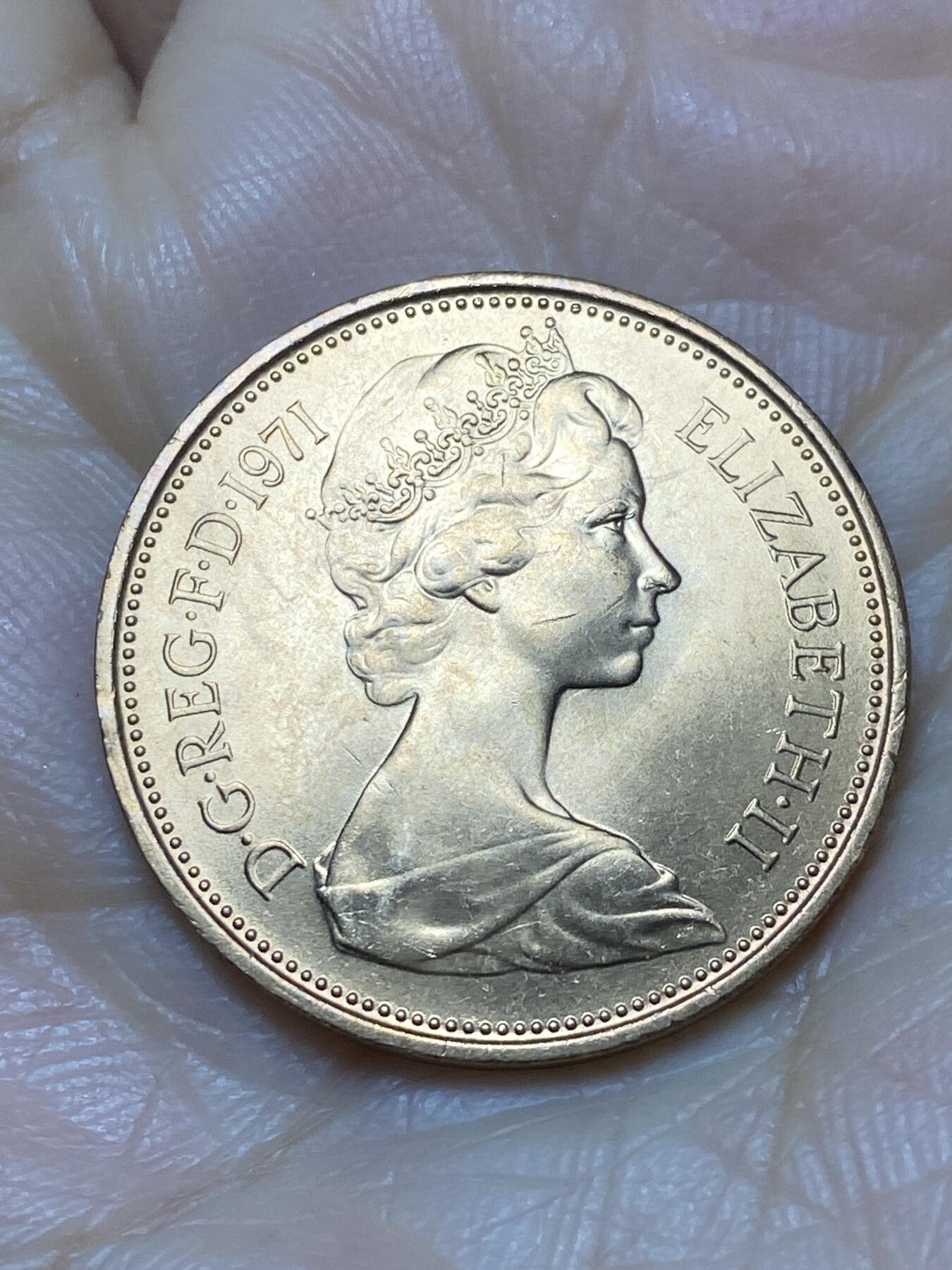 2025年第一百二十四场(总第一百五十场）外国好品散币(免佣金) 全新英国🇬🇧1971年2新便士