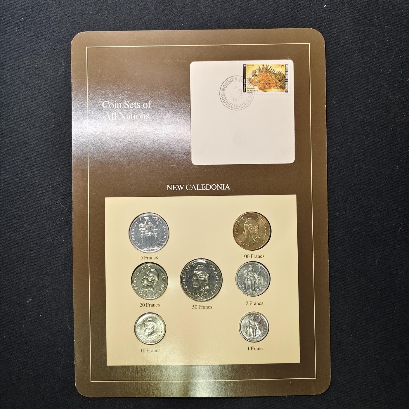 【全场包邮】纯粹捡漏拍475场（免费代拍第12场） 【富兰克林·世界各国硬币系列邮币卡】新喀里多尼亚（法国属地）
