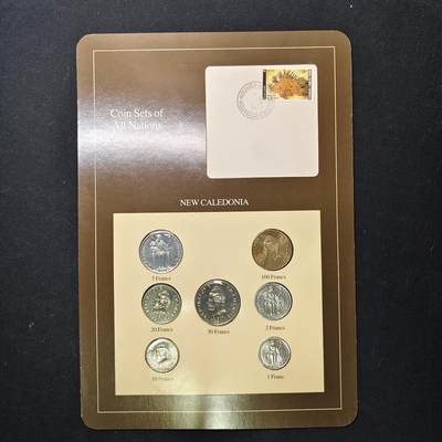 【全场包邮】纯粹捡漏拍475场（免费代拍第12场） - 【富兰克林·世界各国硬币系列邮币卡】新喀里多尼亚（法国属地）