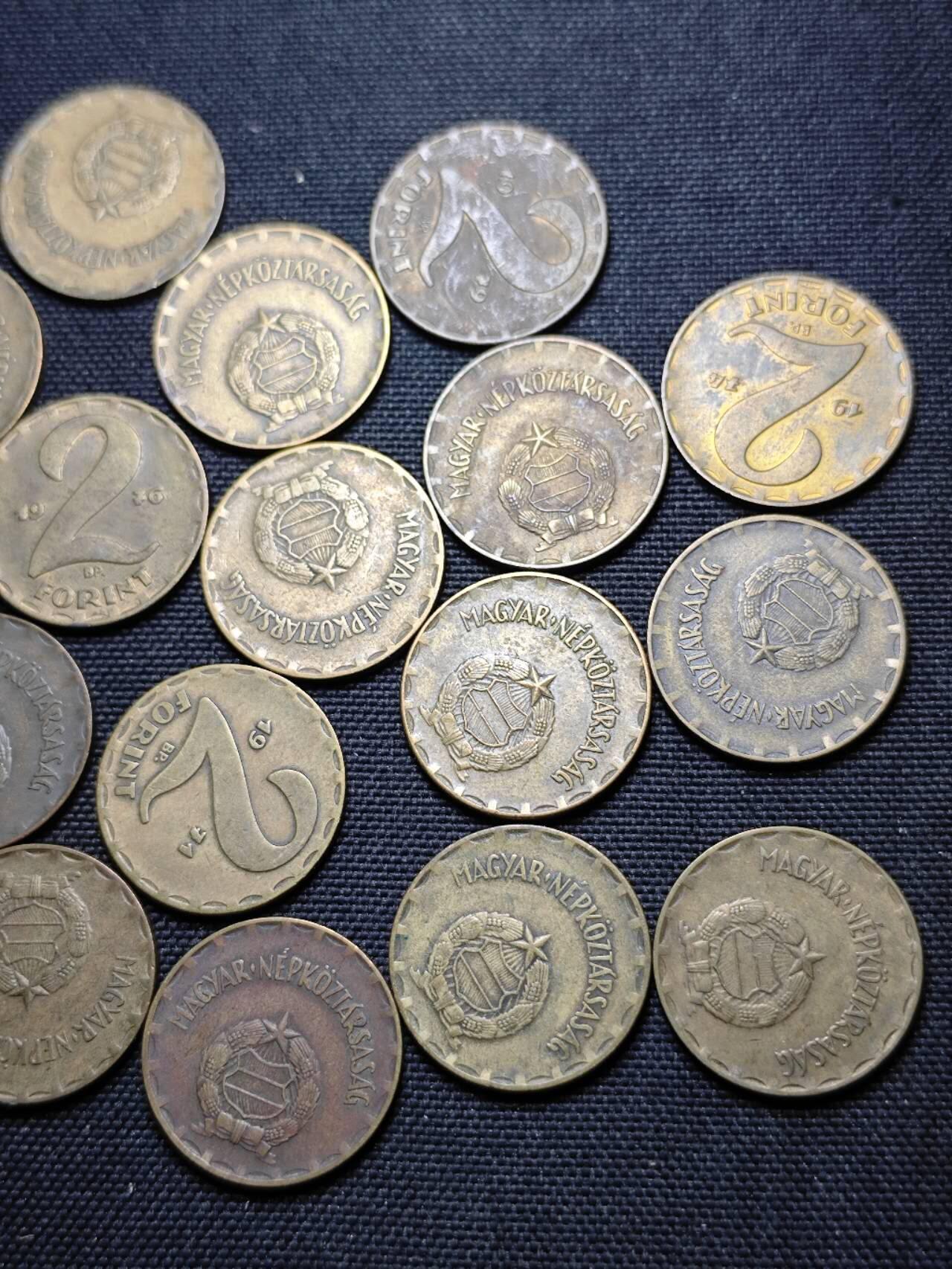 KK钱币收藏小铺  第364场  2月预留时间 周末发货  匈牙利一组57枚散币