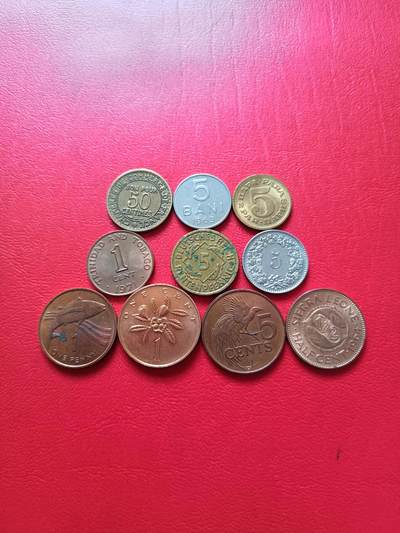 【云涧收藏】第七十七场 - 各国散币10枚