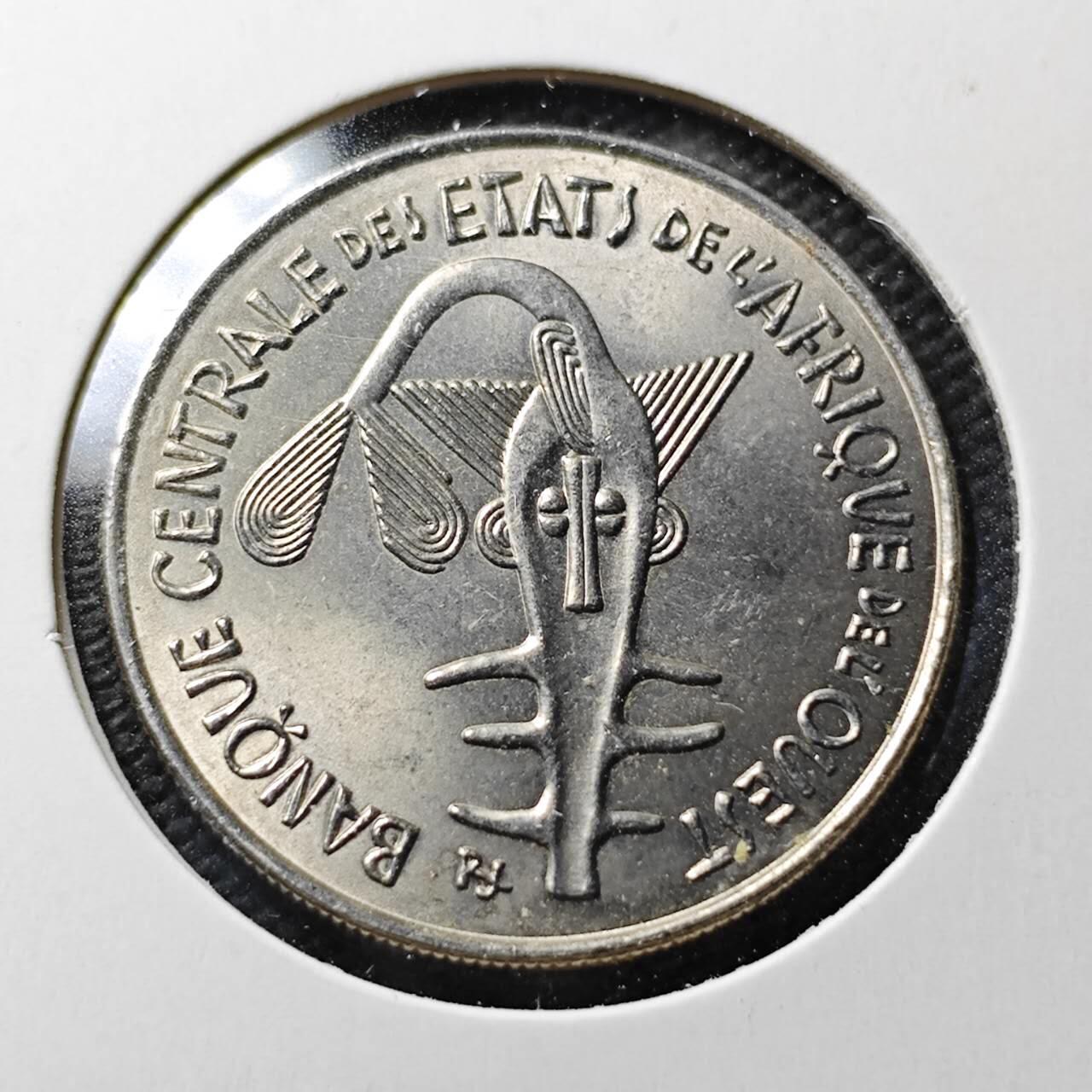 KK钱币收藏小铺  第365场  2月预留时间 周末发货  1978西非100法郎