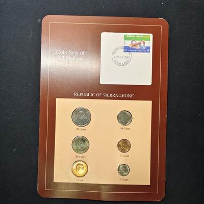 【全场包邮】纯粹捡漏拍475场（免费代拍第12场） - 【富兰克林·世界各国硬币系列邮币卡】塞拉利昂共和国