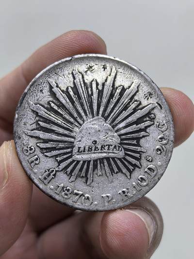 博洋堂世界钱币拍卖第146期（全场包邮） - 墨西哥花边鹰洋1870HO PR 五级币100美元起步 少见好品竖O