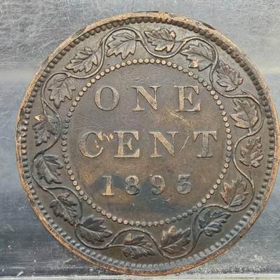 【淘币小摊】实时拍第七百八十九拍   散币场   满百包邮可预留二周 每周一统一发货   - 加拿大1893年维多利亚一分铜币