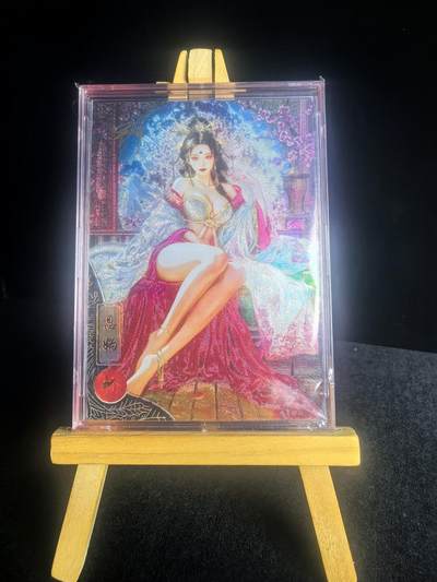 无佣金 不寄存  卡牌设有底价 拒绝小号抬价 大家放心拍 所有拍品部分套有卡膜 部分卡牌多宫 自制卡牌 不包厂瑕 放大镜 品控 勿拍 流拍商品会循环 感谢大家支持 留个关注 不定时上新 谢谢 - 奇点卡牌 亲签 宗Rich 落凡尘冷烫粗闪 息妫-衿