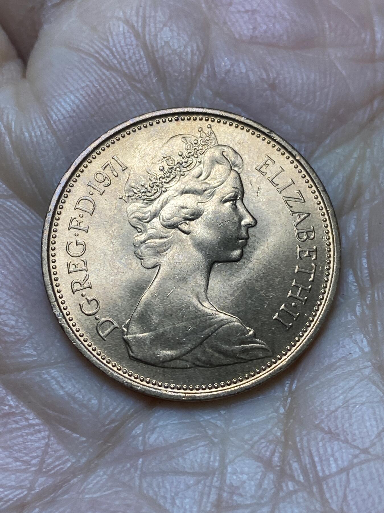 2025年第一百二十四场(总第一百五十场）外国好品散币(免佣金) 全新英国🇬🇧1971年2新便士