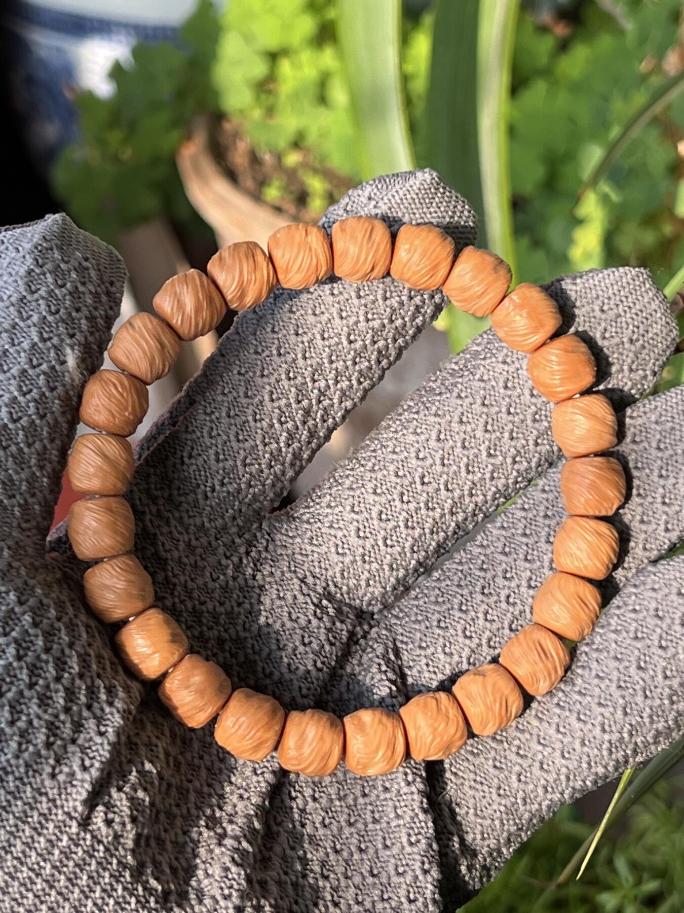 零元拍：MO.7 精工猴头卷卷酥手串 10MM