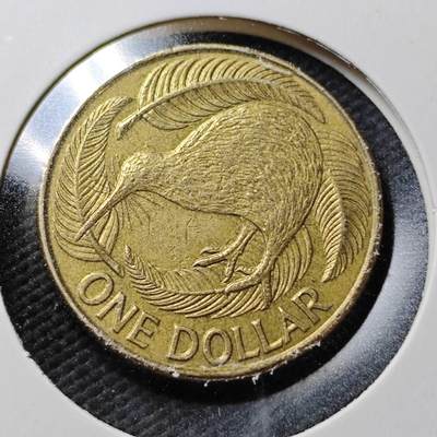 KK钱币收藏小铺  第365场  2月预留时间 周末发货 -  新西兰1元