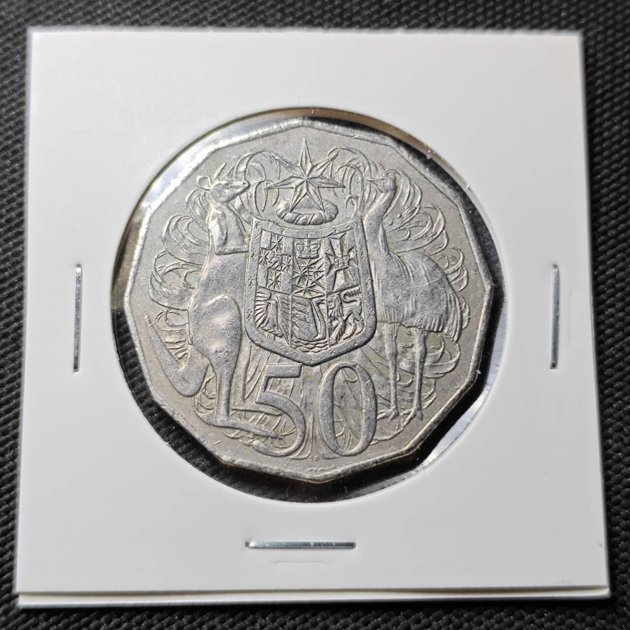 KK钱币收藏小铺  第365场  2月预留时间 周末发货  2022澳大利亚50分 老年版