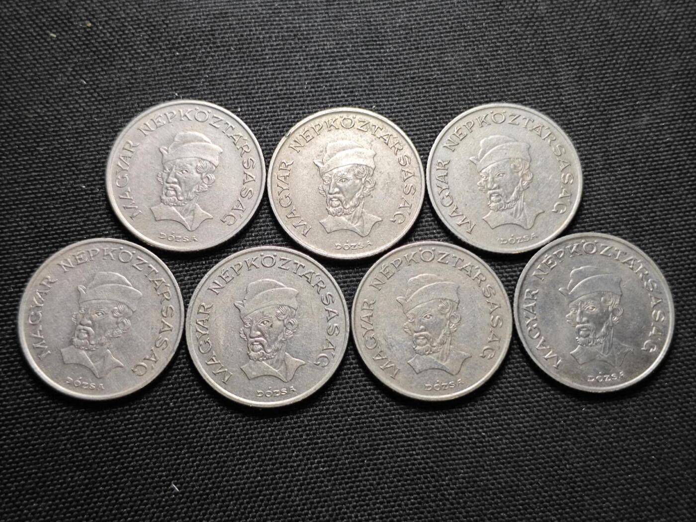 KK钱币收藏小铺  第364场  2月预留时间 周末发货  匈牙利一组57枚散币