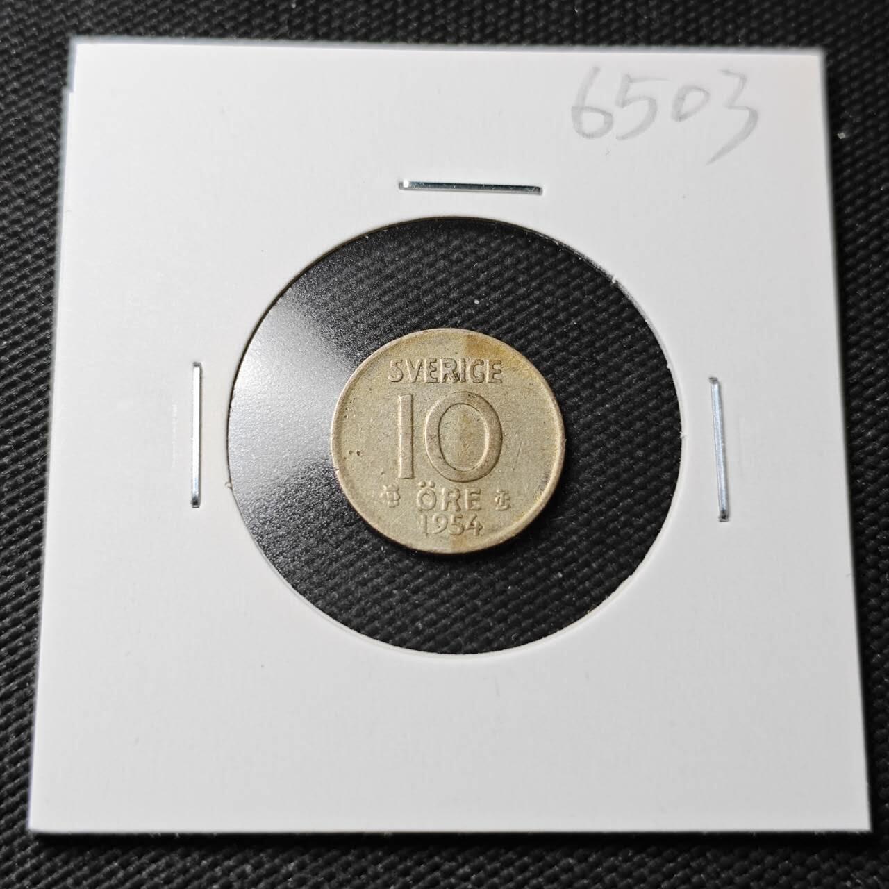 KK钱币收藏小铺  第365场  2月预留时间 周末发货  瑞典10欧尔银币