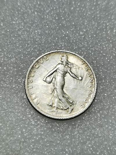 天下钱庄专场欢迎参拍 - 法国播种1法郎银币