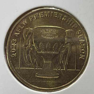 【澳大利亚硬币】限时专场（1澳元 ~4.6557人民币 ） - 澳大利亚1元纪念币-2023年足球锦标赛奖杯一枚【19】